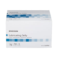 LUBRICATING JELLY, STR FOIL PKT 5GRAM (144/BX 6BX/CS)