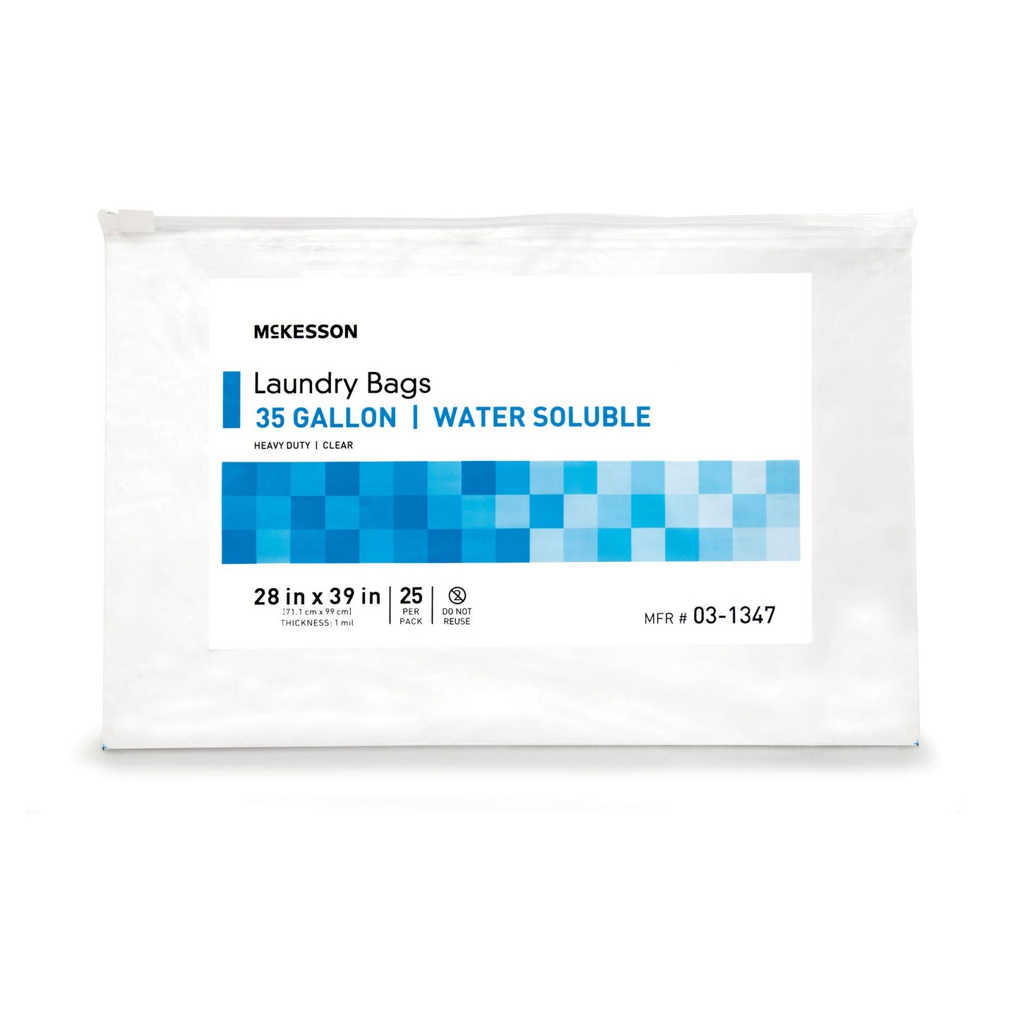 BAG, WATER SOLUBLE HEAVY DUTY 28"X39" 30-35GL (100/CS)