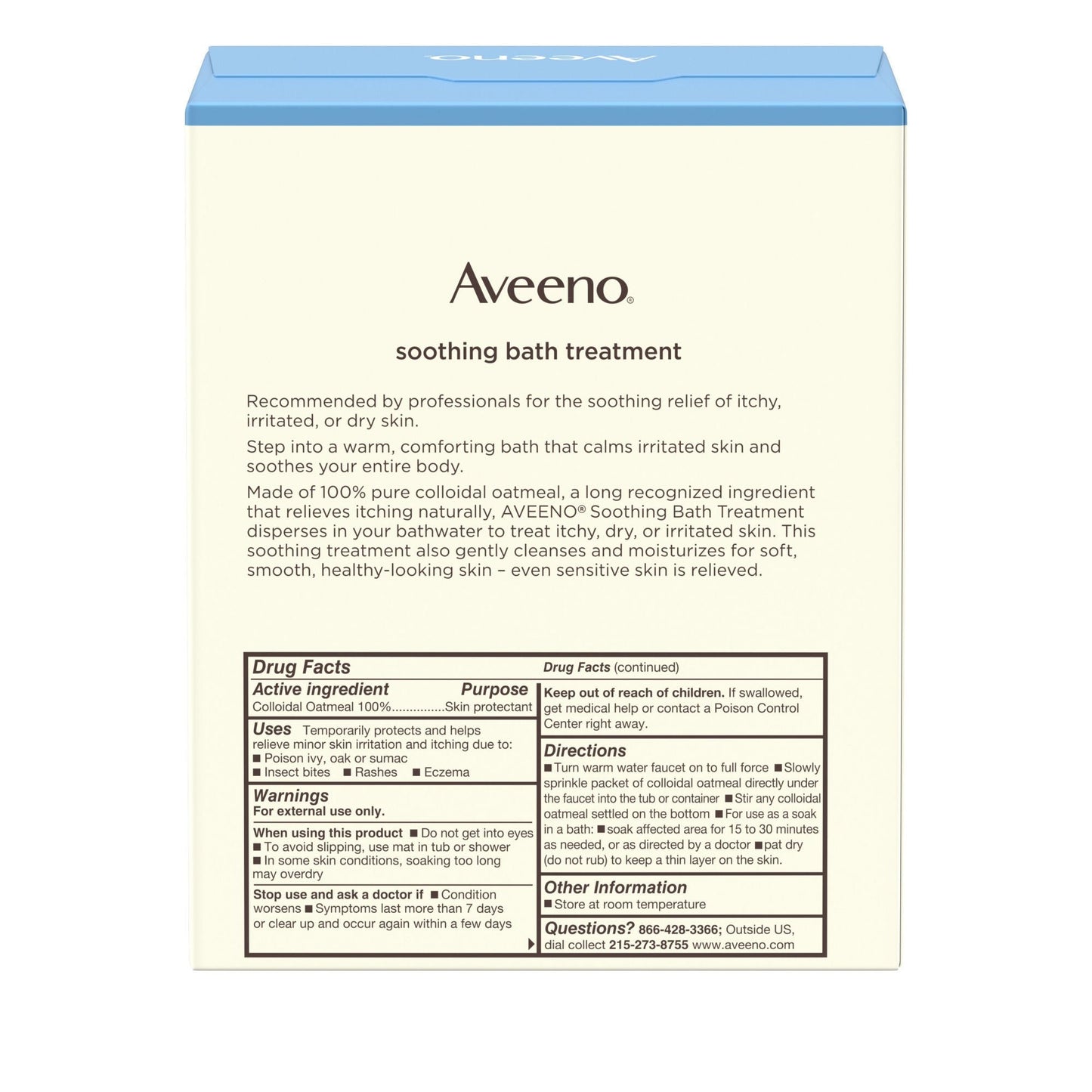 AVENO BATH, REG PKTS (8/BX 24BX/CS)