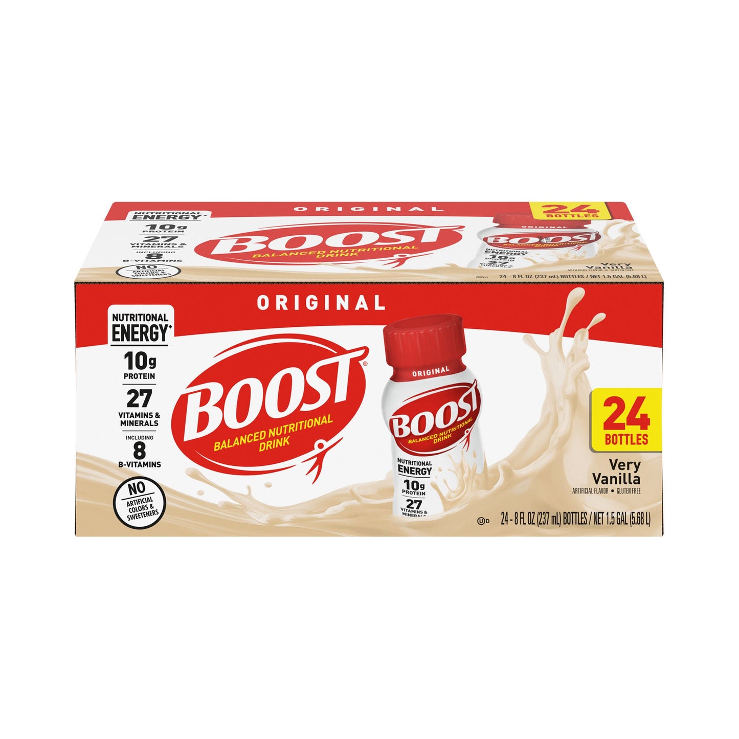 BOOST, ORGINAL VERY VANILLA 8OZ (6/PK 4PK/CS)