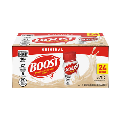 BOOST, ORGINAL VERY VANILLA 8OZ (6/PK 4PK/CS)