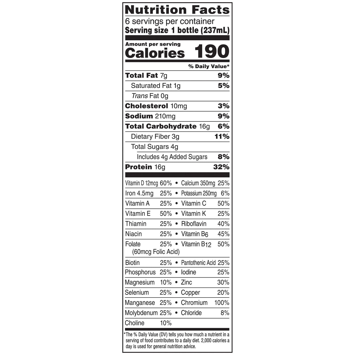 BOOST, GLUCOSE CONTROL VERY VANILLA E 8OZ (6/PK 4P/KCS)