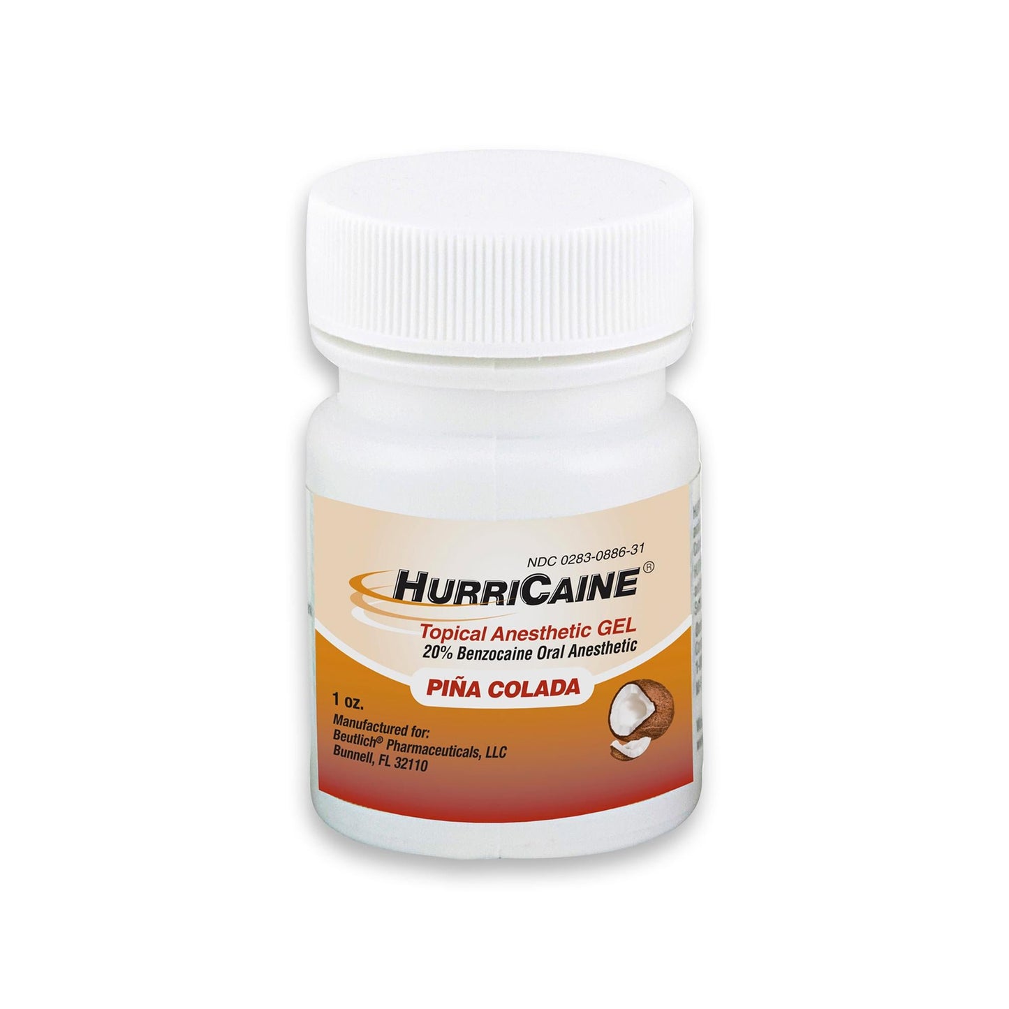 HURRICAINE, GEL PINA COLADA 1OZ