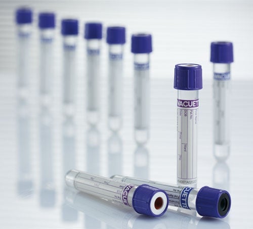 TUBE, BLD COL K3EDTA LAV/BLK 6ML PET VACUETTE (50/PK 24PK/CS