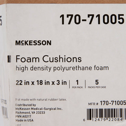 CUSHION, SEAT FM 22"X18"X3" (5/CS)