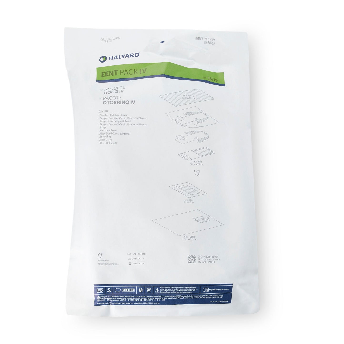 EENT PACK, IV (5/CS) KIMCLK