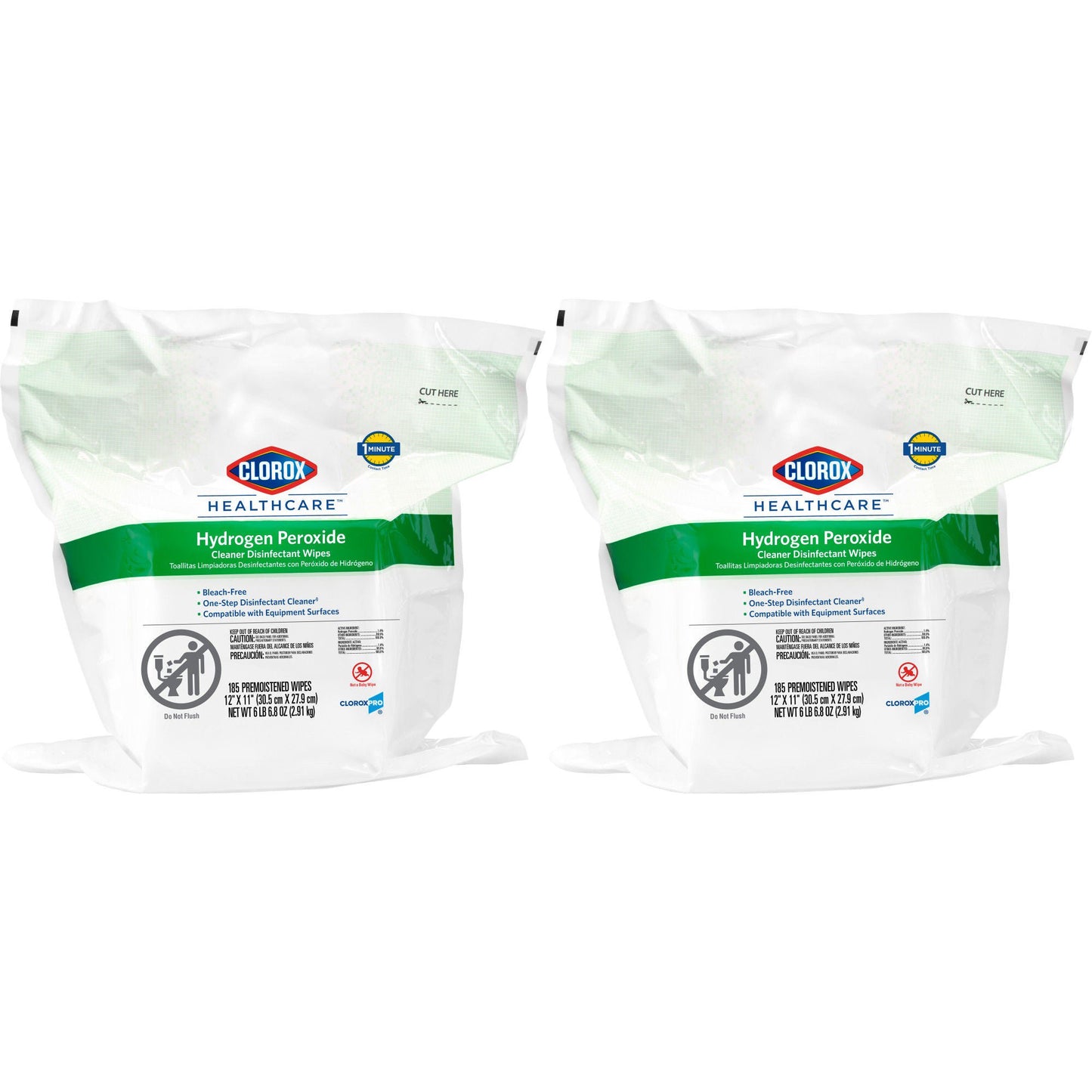 WIPE, SURFC HYDRO PRXODE CLOROX WET REFILL (185/CT SALFLD