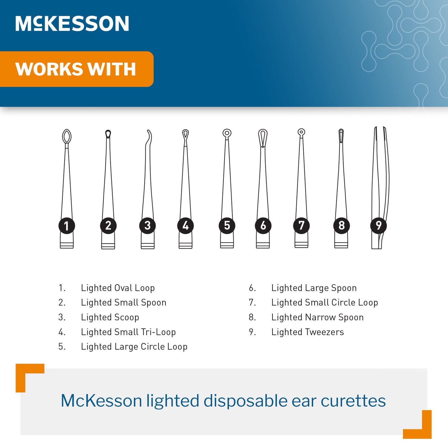 CHARGER, EAR LIGHTED CURETTE (40/CS)