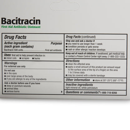 BACITRACIN, OINT 500U/GM 0.5OZ