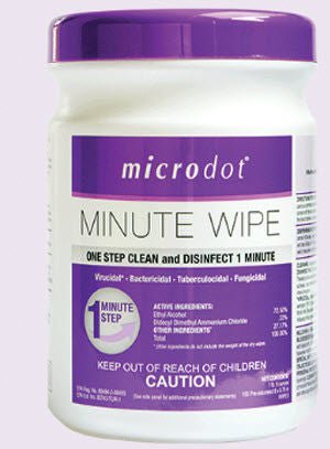 WIPE, WET MICRODOT W/ALCOHOL (160/CN 12CN/CS)