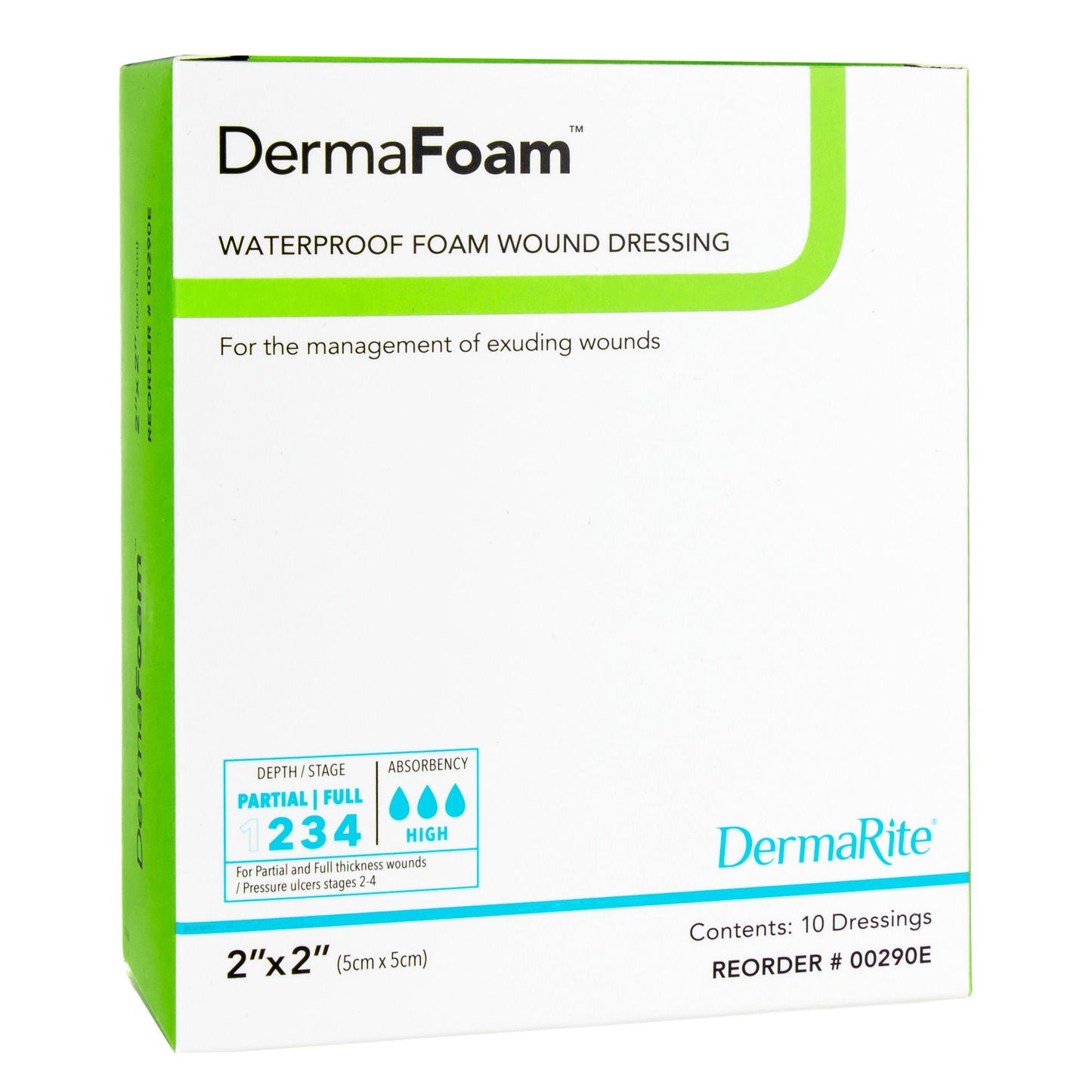 DRESSING, DERMAFORM 2"X2" (10/BX)