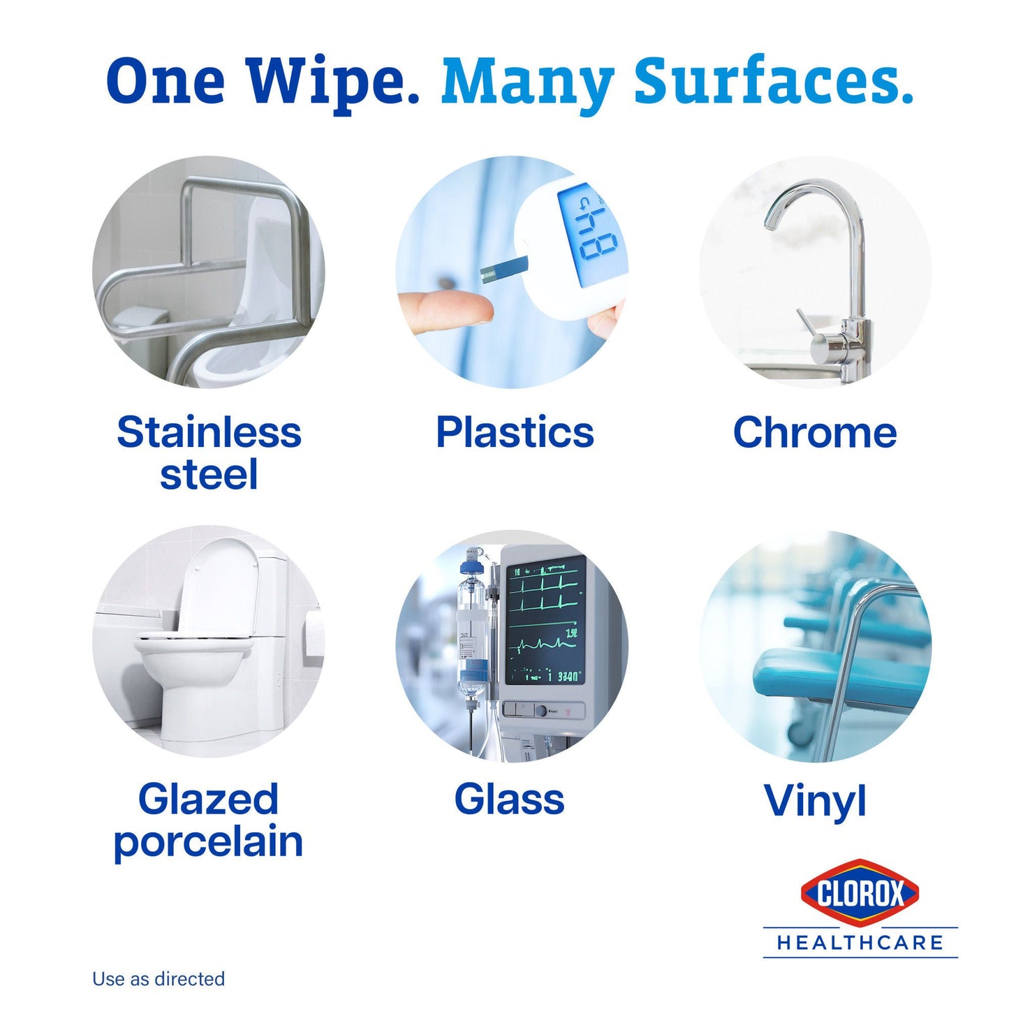 TOWEL, DISINFECTANT W/BLEACH (150EA/PK 8PK/CS)