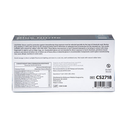 GLOVE, EXAM NTRL XL N/S CHEMO (180/BX 10BX/CS)