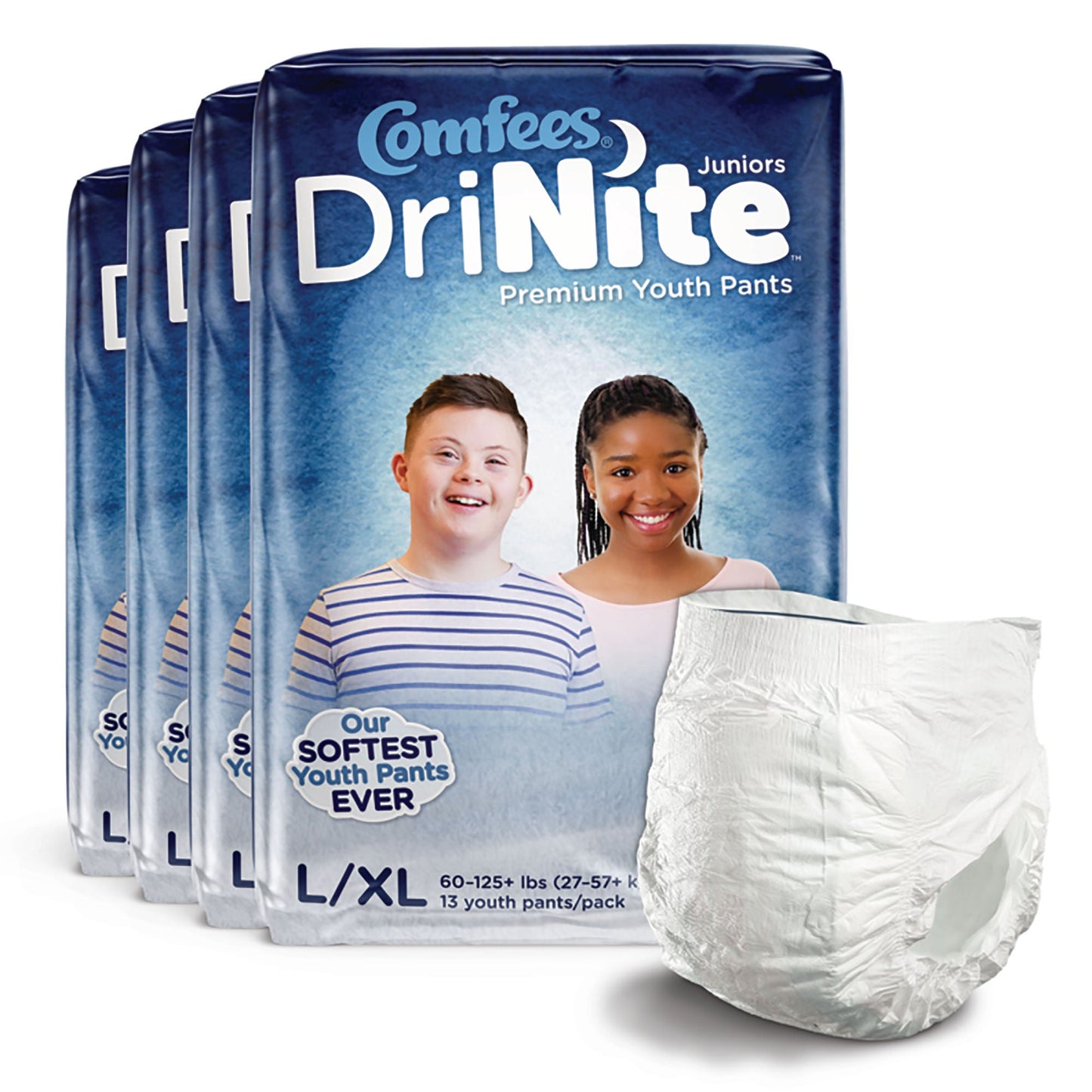 PANTS, YOUTH COMFEES LG/XLG (13/BG 4BG/CS)
