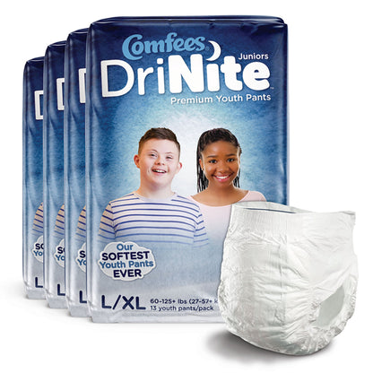 PANTS, YOUTH COMFEES LG/XLG (13/BG 4BG/CS)