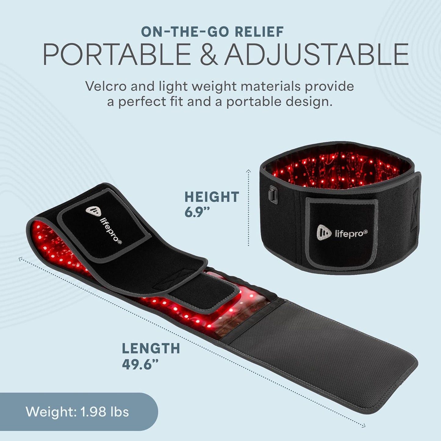 BELT, THERAPY ALLEVARED PRO LIGHT BLK