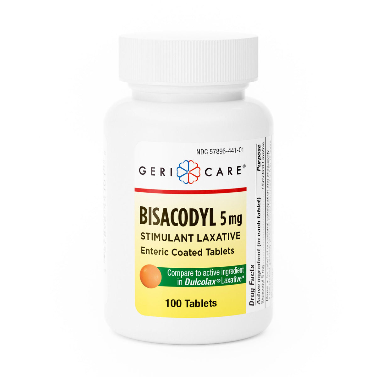 BISACODYL EC, TAB 5MG (100EA/BT 12BT/CS)