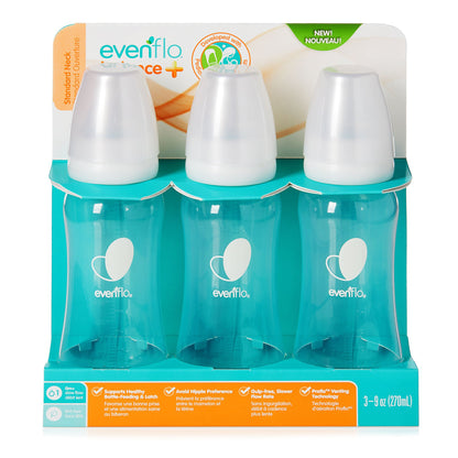 BOTTLE, STD NECK BALANCE+ 9OZ 3PK (12PK/CS)