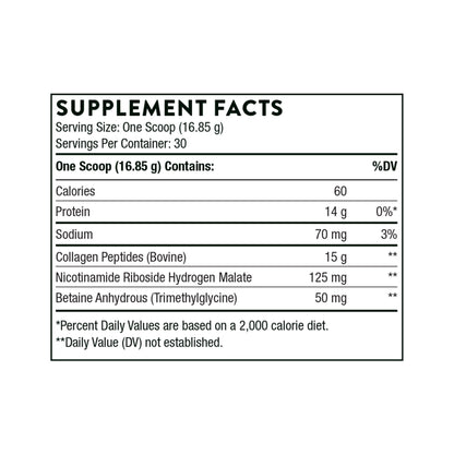 COLLAGEN FIT, PDR W/NICOTINAMIDE RIBOSIDE UNFLAV 17.8OZ