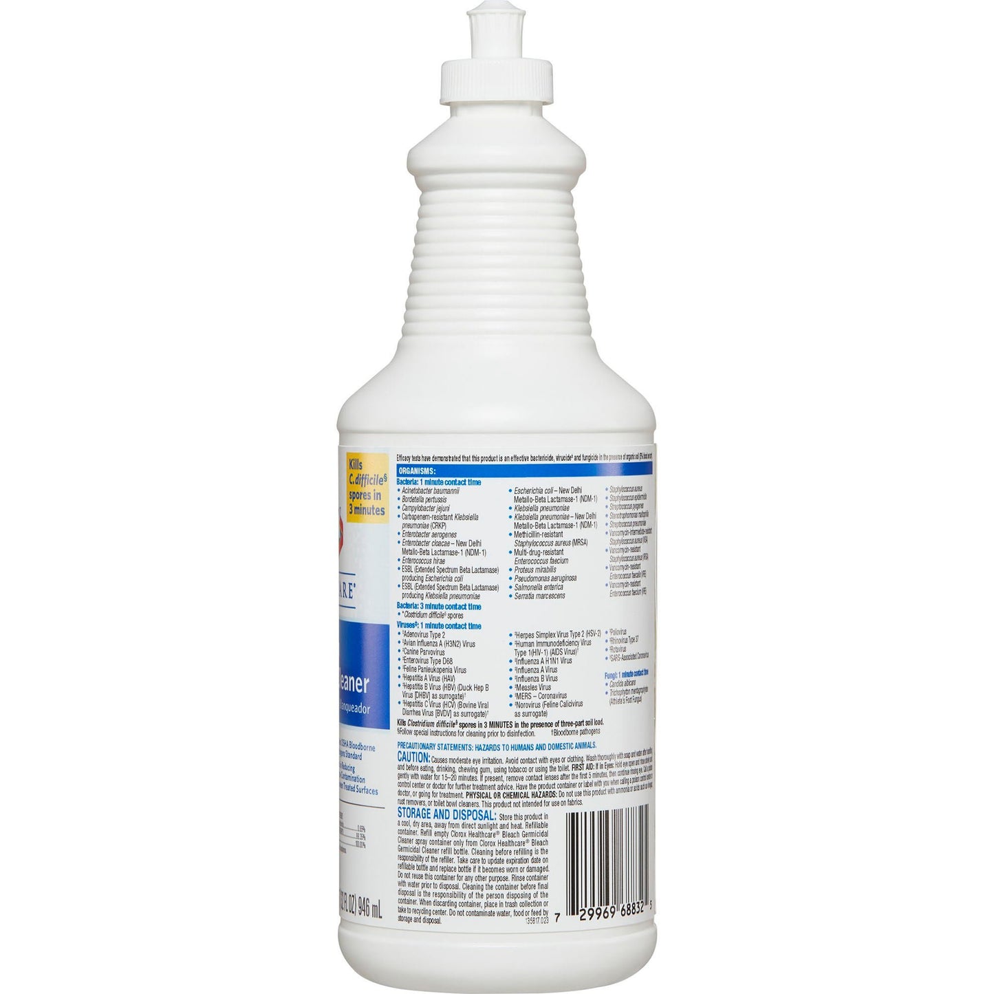 CLEANER, CLOROX DISPATCH DISINF PUSH/PULL 32OZ (6/CS) SALFLD