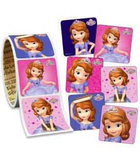 STICKER, SOFIA THE FIRST 100/RL VALUE ROLL