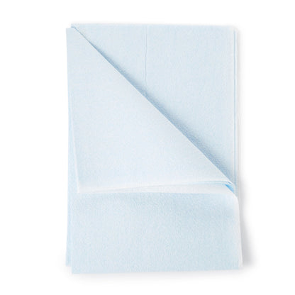 SHEET, DRAPE TISSUE/POLY BLU 40X60 (100/CS)