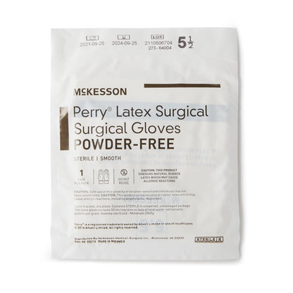 GLOVE, SURG LTX 5.5 STR2 SMTH (50PR/BX 4BX/CS)