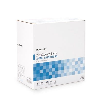 BAG, ZIP LOCK 4X6 (100/BG 10BG/BX 4BX/CS)