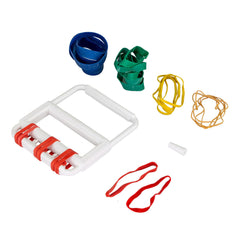 EXERCISER, HAND RUBBER BAND W/25 RED BANDS