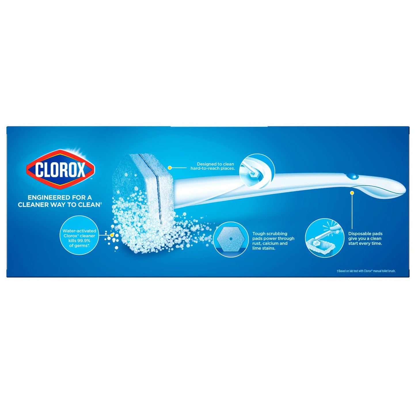 CLEANER, TOILET WAND CLOROX REFILL HEADS (10/PK 6PK/CT)