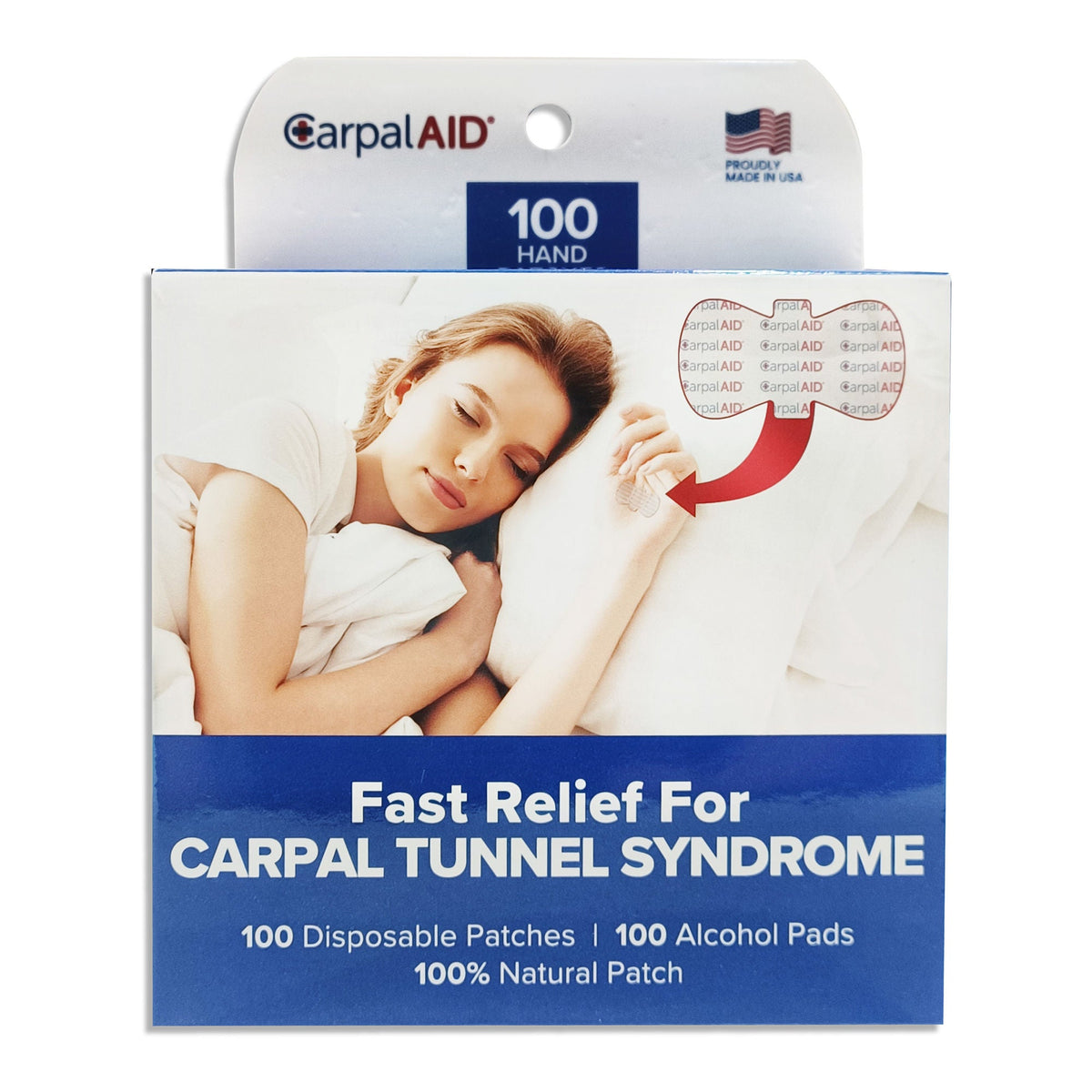 PATCH, CARPAL AID UNIV (100/PK48PK/CS)
