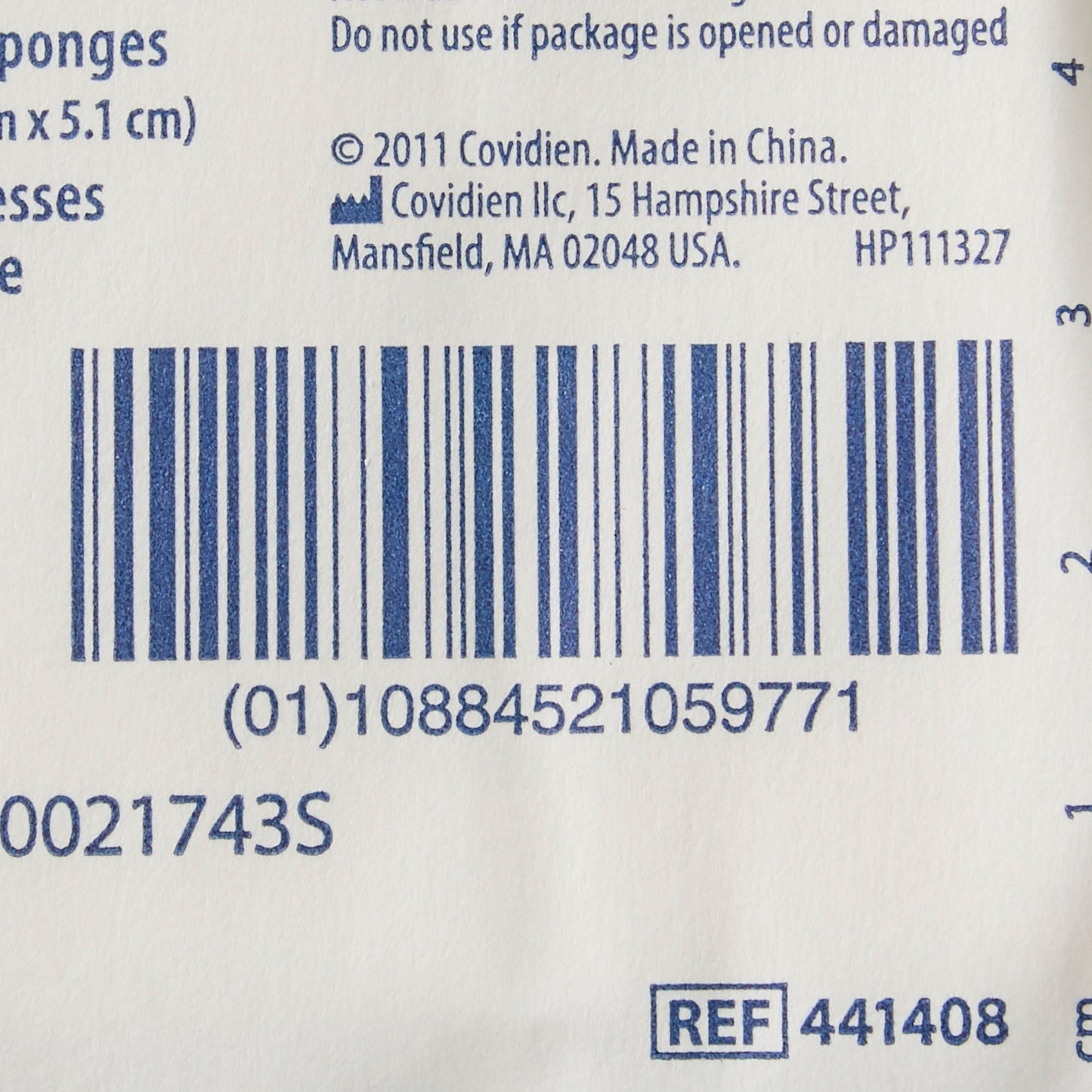 SPONGE, IV 2"X2" STR (2/PK 35PK/BX 20BX/CS) KENDAL