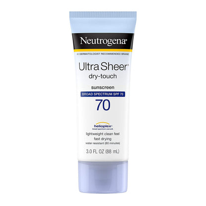 SUNBLOCK, NEUTOGENA ULTRA SHEER SPF70 12/CS) J&JOTC