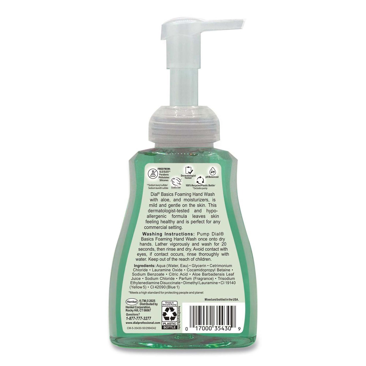 WASH, HAND BASICS HYPOAL FOAMING AQUATIC 10OZ (8/CT)