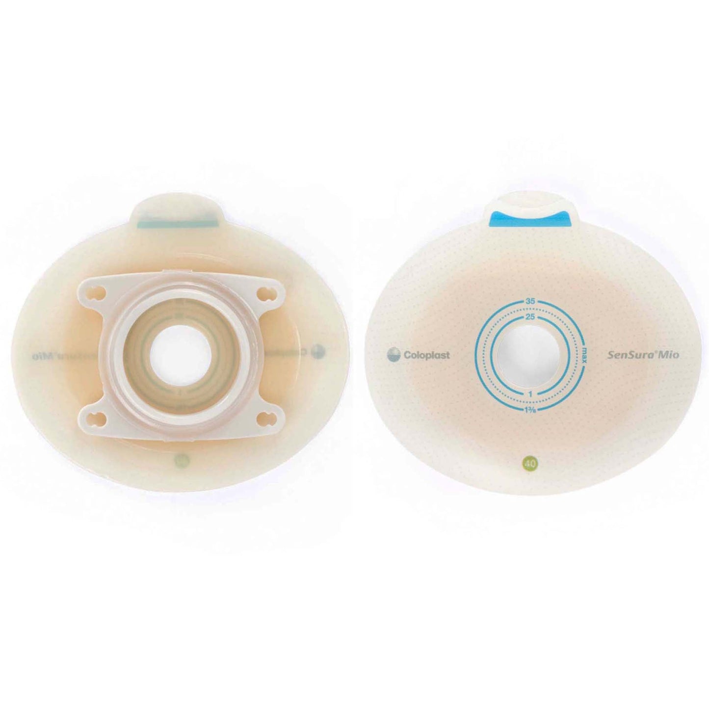 BARRIER, SKN MIO CLCK 2PC N/CNVX STD W/TAB 40MM 7/8" (5/BX)