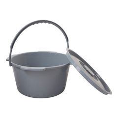 BUCKET, COMMODE W/PLAS HANDLE & CYR 7.5QT (12/CS)