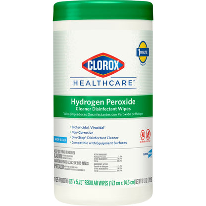 WIPE, WET HYDROGEN PEROXIDE (WALMART) (155/CT 6CT/CS)