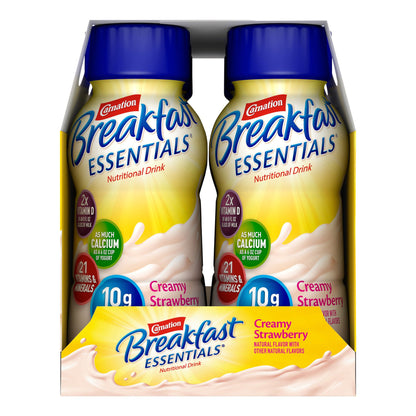 CARNATION, RTD BREAKFAST ESSENTIALS ORIG STRWBRY 8OZ (24/CS)