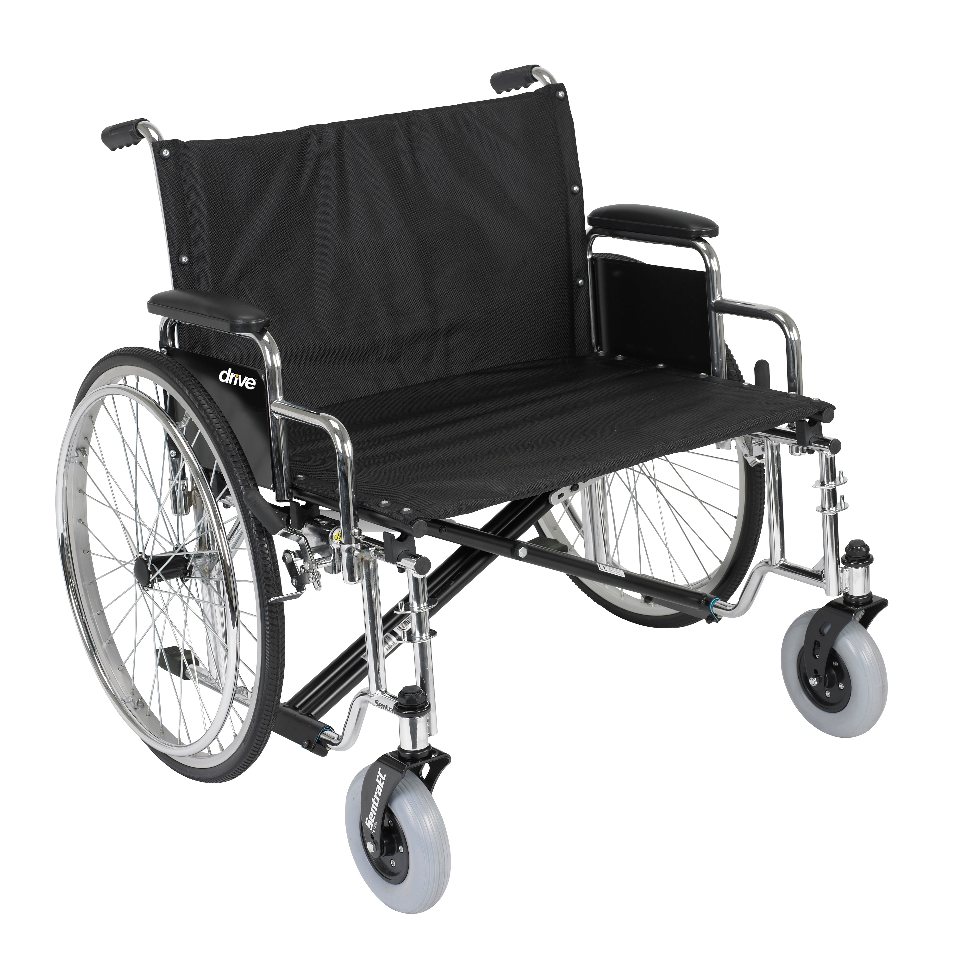 drive Sentra HD Extra-Extra Wide Bariatric Wheelchair, 28-inch Seat Width