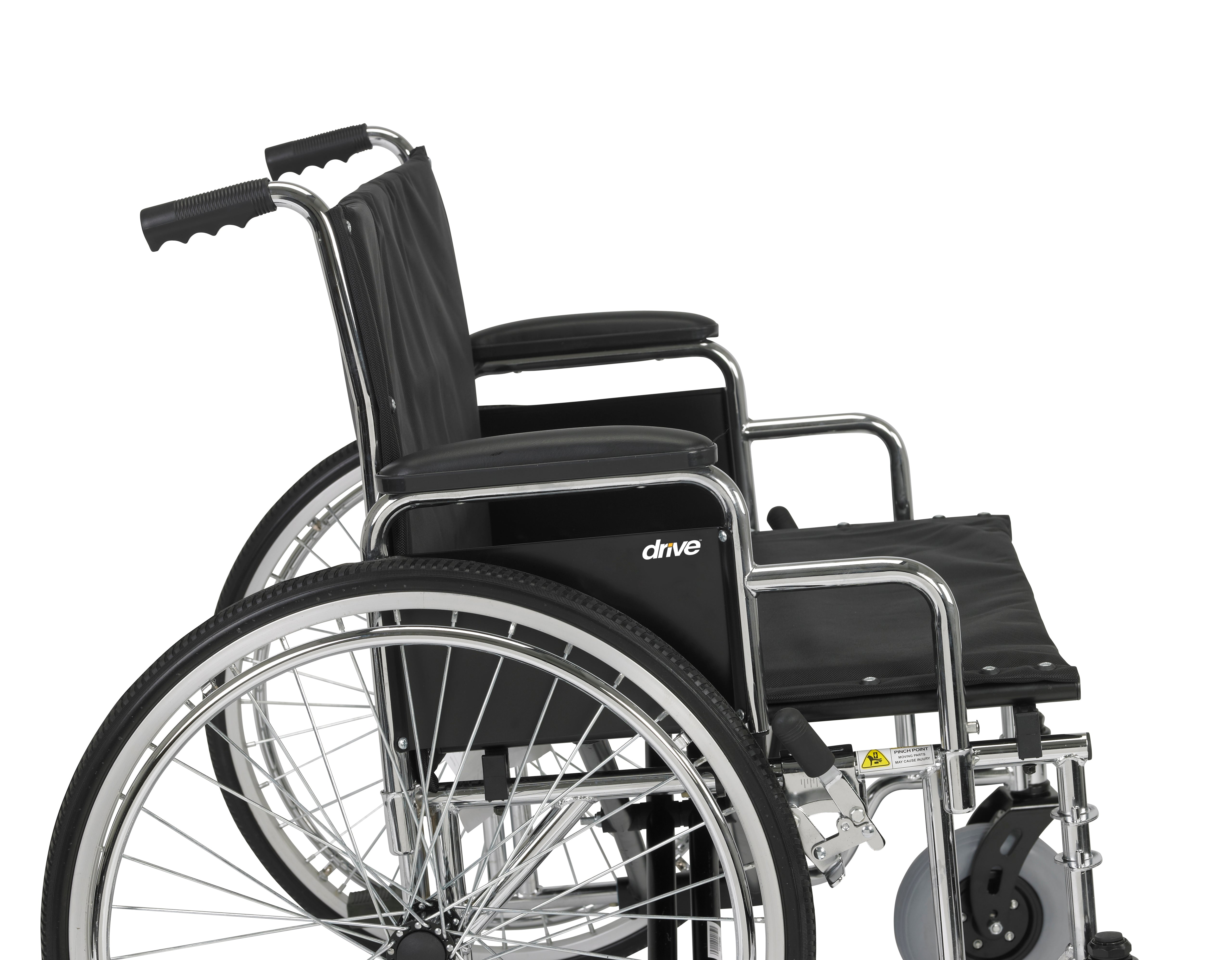 drive Sentra HD Extra-Extra Wide Bariatric Wheelchair, 28-inch Seat Width