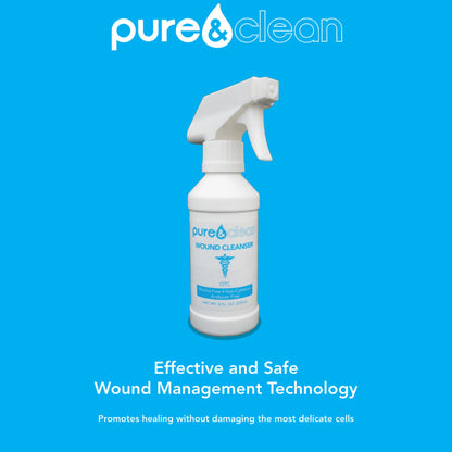 CLEANSER, WND PURE AND CLEAN 8OZ (12BT/BX)
