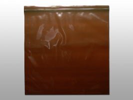 BAG, RECLOSABLE AMBER 5"X8" 3MIL (100/PK 10PK/CS)