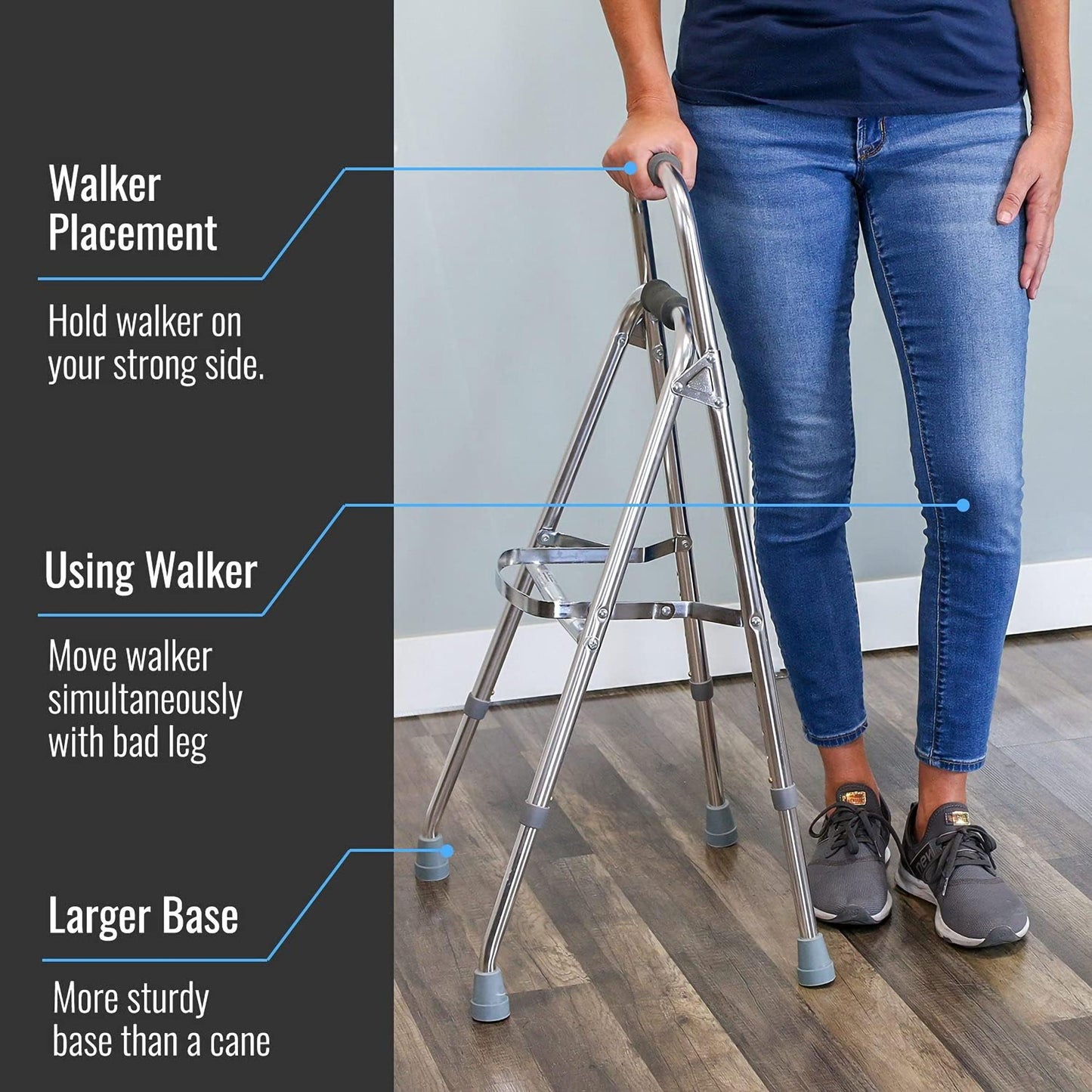 WALKER, FOLDING DMI HEMI SIDE STYLE