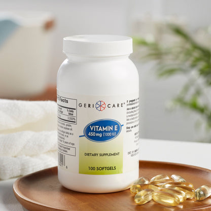 VITAMIN E, 1000IU SFT GEL (100EA/BT 12BT/CS)