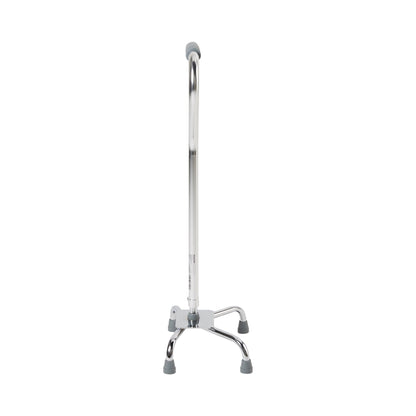 CANE, QUAD/LG BASE ALUM CHROME(4/CS)