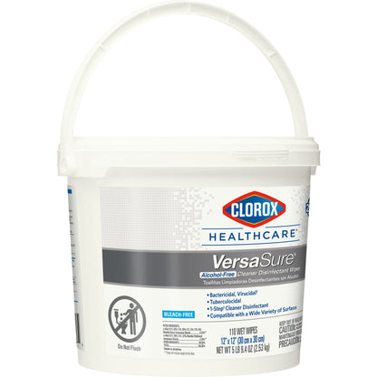 WIPE, DISINFECTANT VERSASURE ALCOHOL FREE (110/CT 2CT/CS)