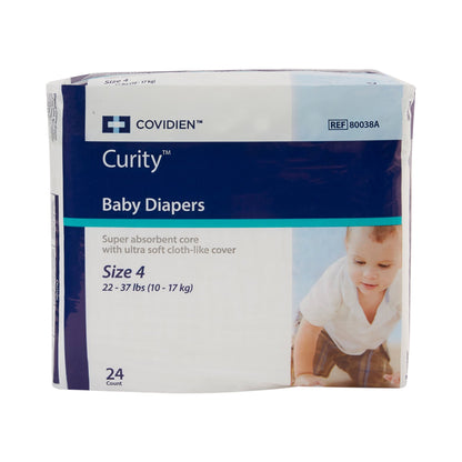 DIAPER, CURITY BABY SZ4 22-35LB (24/BG 8BG/CS) KENICO