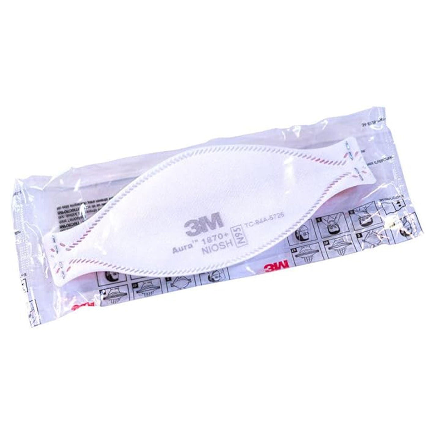 MASK, RESPIRATOR N95 AURA MEDICAL DISP ONE SZ (20/BX 12BX/CS
