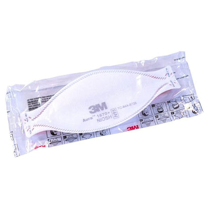 MASK, RESPIRATOR N95 AURA MEDICAL DISP ONE SZ (20/BX 12BX/CS