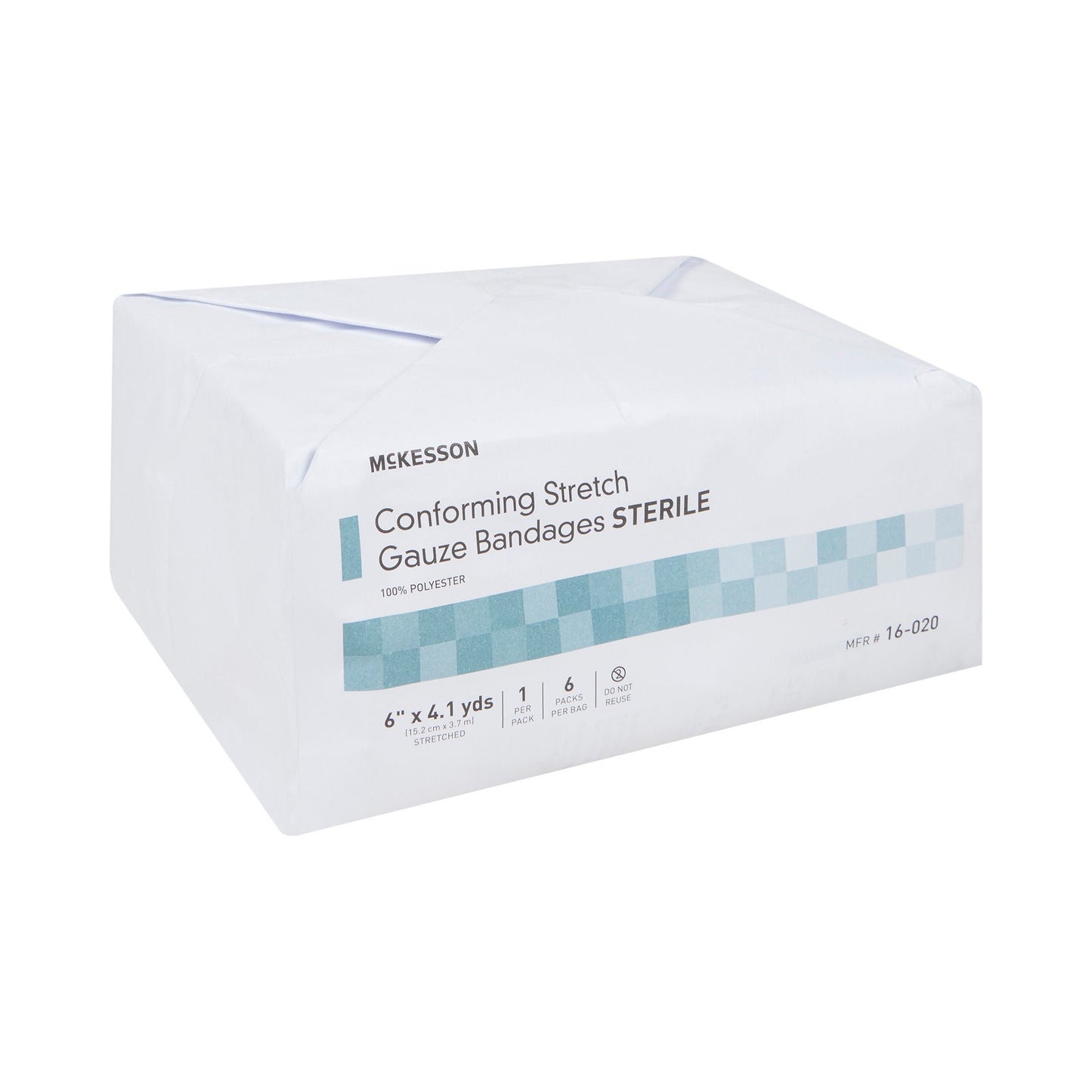 BANDAGE, CNFRM STR 6"X4.1YDS (1/PK 6PK/BG 8BG/CS)
